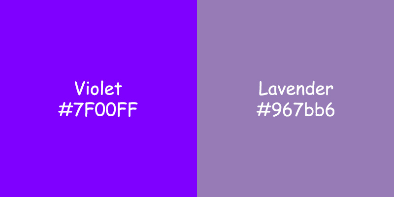 Violet vs Lavender: Unraveling the Differences in Color, Meaning, & Marketing Violet vs Lavender