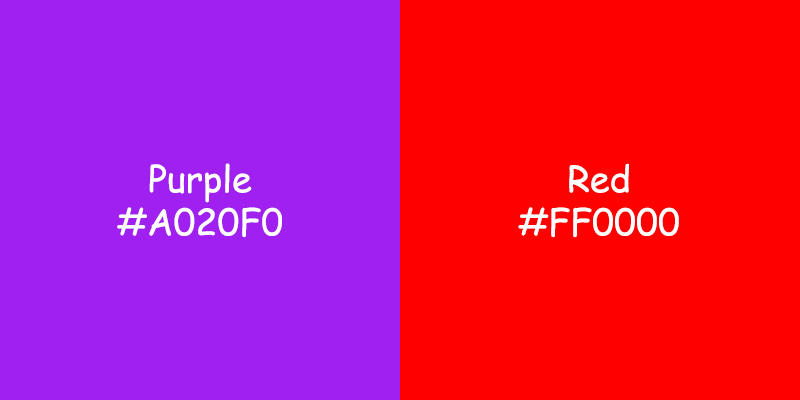 Purple vs Red Color: Exploring Symbolism and Applications Purple vs Red Color