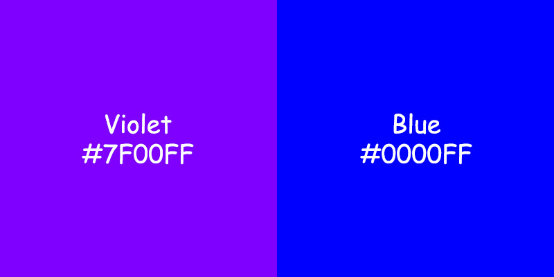 Violet vs Blue Color: Understanding Differences and Symbolism Violet vs Blue Color