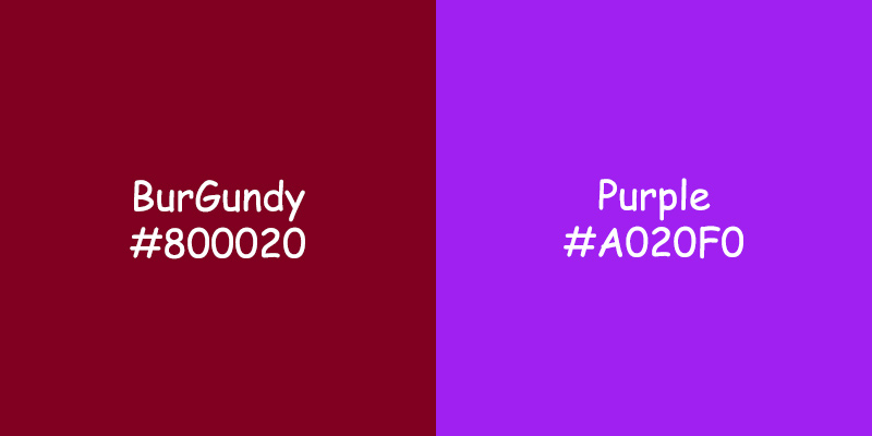 Burgundy vs Purple: The Ultimate Color Comparison Burgundy vs Purple