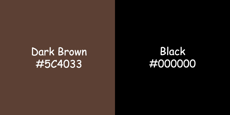 Dark Brown vs Black Color: Impact on Mood and Style Dark Brown vs Black