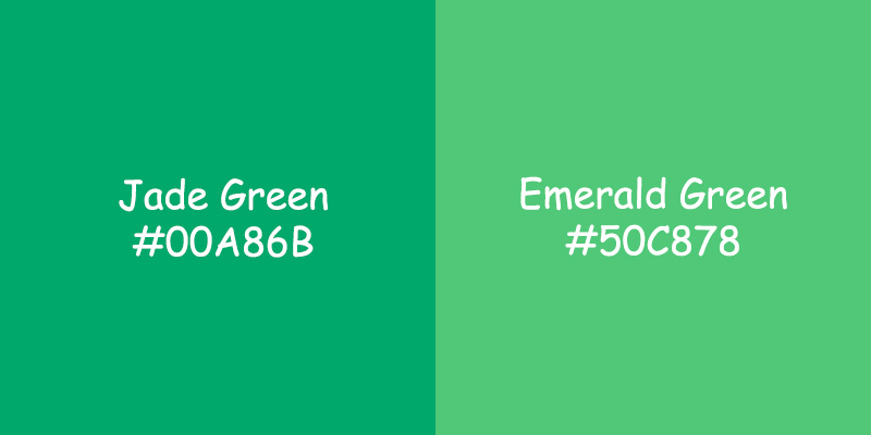 Jade Green vs Emerald Green: A Colorful Comparison Jade Green vs Emerald Green