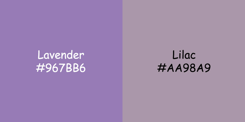 Lavender vs Lilac Color: Understanding the Differences Lavender vs Lilac Color