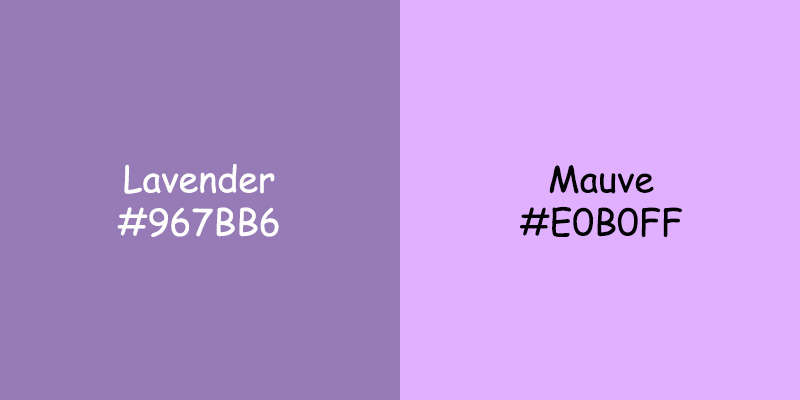 Mauve vs Lavender Color: Exploring Differences and Creative Uses Mauve vs Lavender Color