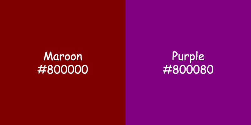 Maroon vs Purple: A Color Comparison Guide Maroon vs Purple