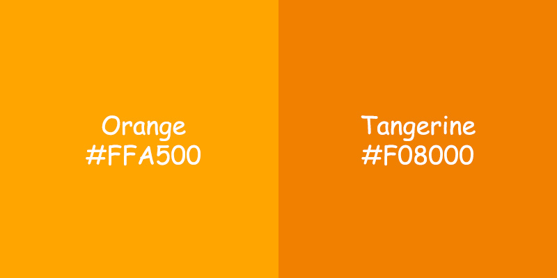 Orange vs Tangerine: Symbolism & Practical Applications Orange vs Tangerine