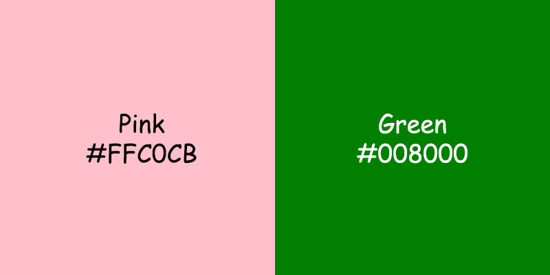 Understanding Pink vs Green Color: Symbolism, Aesthetics, and Design Pink vs Green Color