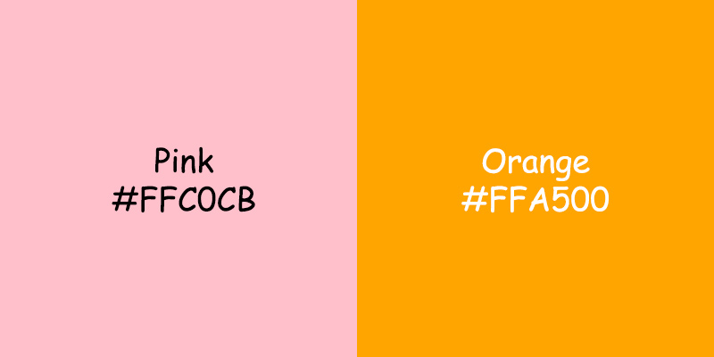 Exploring Pink vs Orange: Color, Meanings, and Significance Pink vs Orange