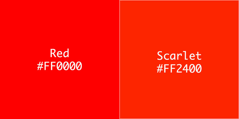 Red vs Scarlet: Understanding the Differences in Color Red vs Scarlet
