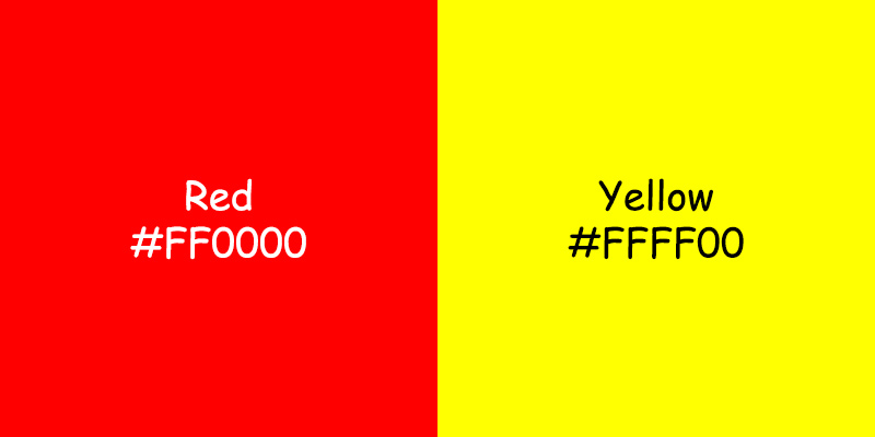 Red vs Yellow Color: Symbolism and Impact in Advertising Red vs Yellow Color