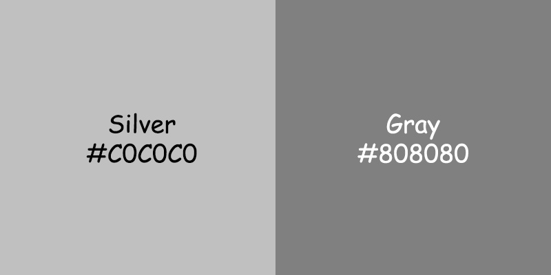 Silver vs Gray Color: Symbolism, Tips, and Fashion Insights Silver vs Gray Color