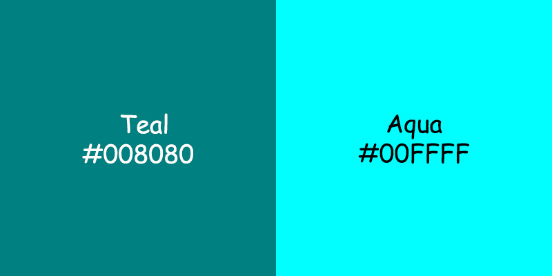 Teal vs Aqua Color: Exploring the Design Possibilities Teal vs Aqua Color