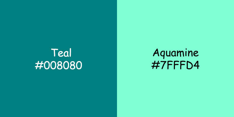 Teal vs Aquamarine: Exploring the Differences in Color Teal vs Aquamarine