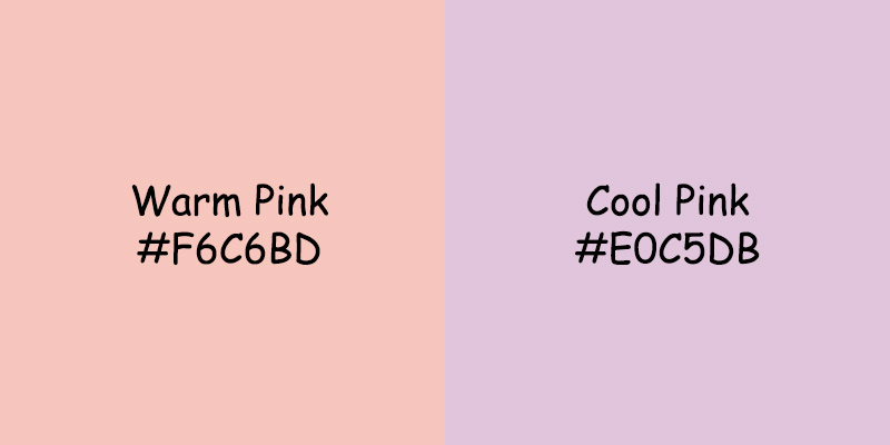 Comparing Warm Pink vs Cool Pink: Practical Applications and Design Inspiration Warm Pink vs Cool Pink