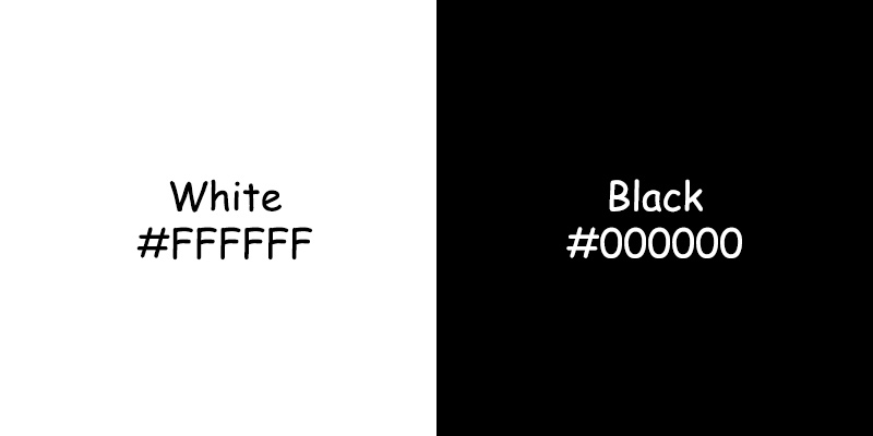 White vs Black Color: Symbolism in Art and Design White vs Black