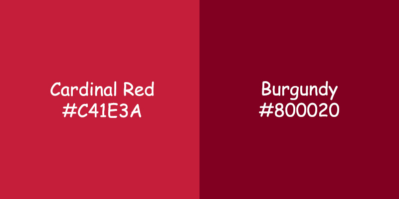 Cardinal Red vs Burgundy: Understanding the Similarities and Differences Cardinal Red vs Burgundy