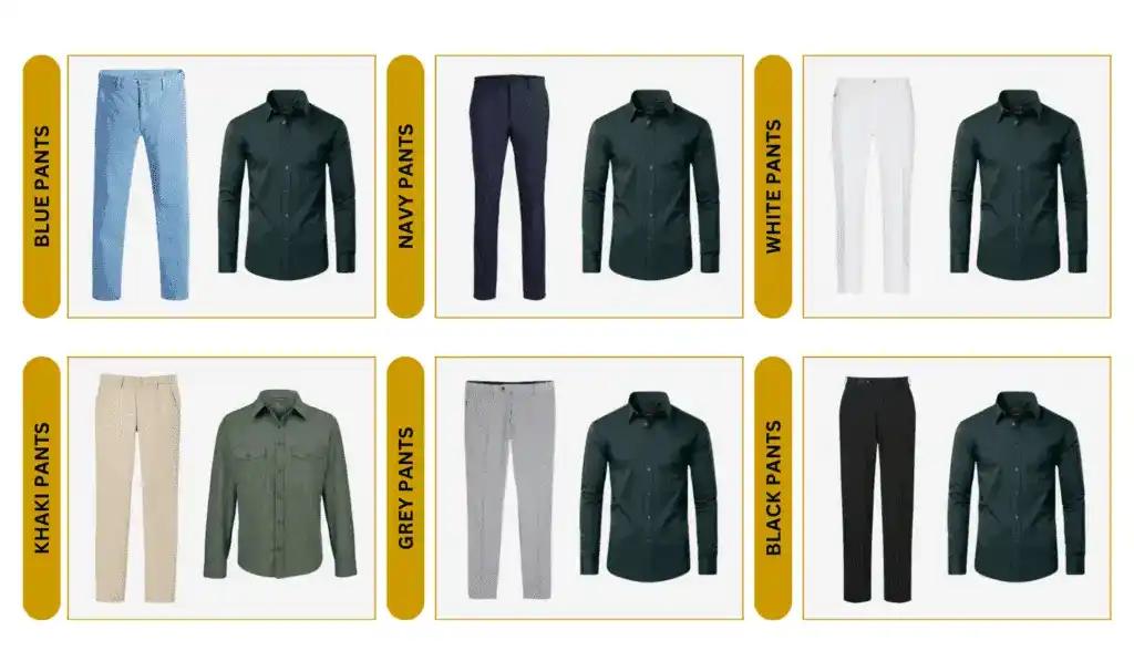Best Colors to Pair with Olive Green Shirt: Cream, White, and More Best Colors to Pair with Olive Green Shirt