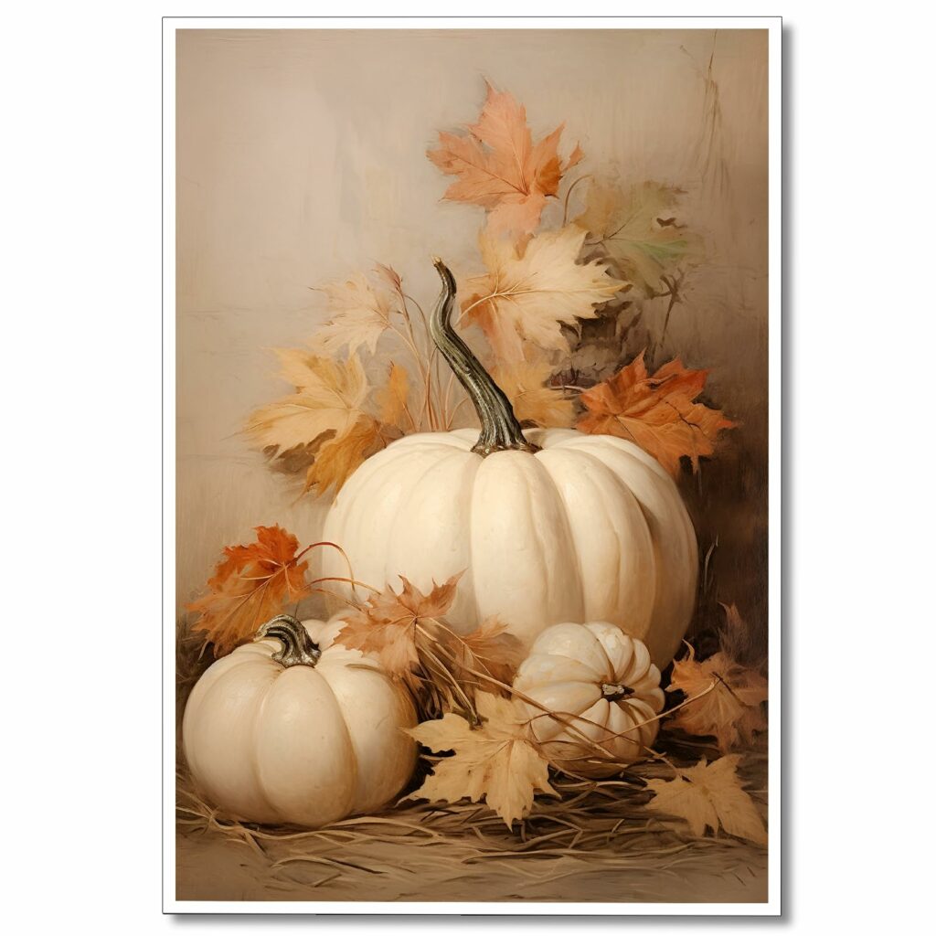 Things That Are Orange and White: Nature, Fashion, and Decor Amazon.com: Wodkodnxy Farmhouse Fall Canvas Wall Art, White Pumpkin Still Life Painting Pictures, Rustic Farm Pumpkin Fall Leaves Posters, Halloween ...