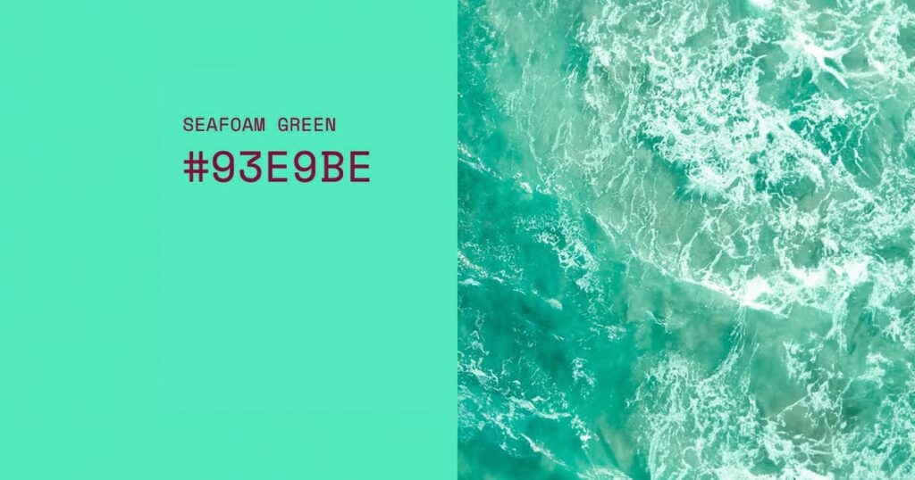 Things That Are Seafoam Green: Explore the Trend Color Inspiration: Seafoam Green - Design - Envato Elements