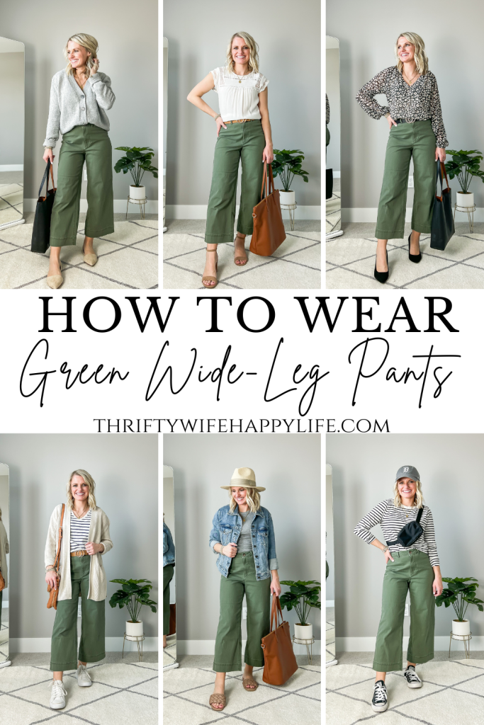 What Color Goes With Green Leggings? Styling Tips for White, Black, and Beige How to Wear Olive Green Pants- From Work to Weekend - Thrifty Wife ...
