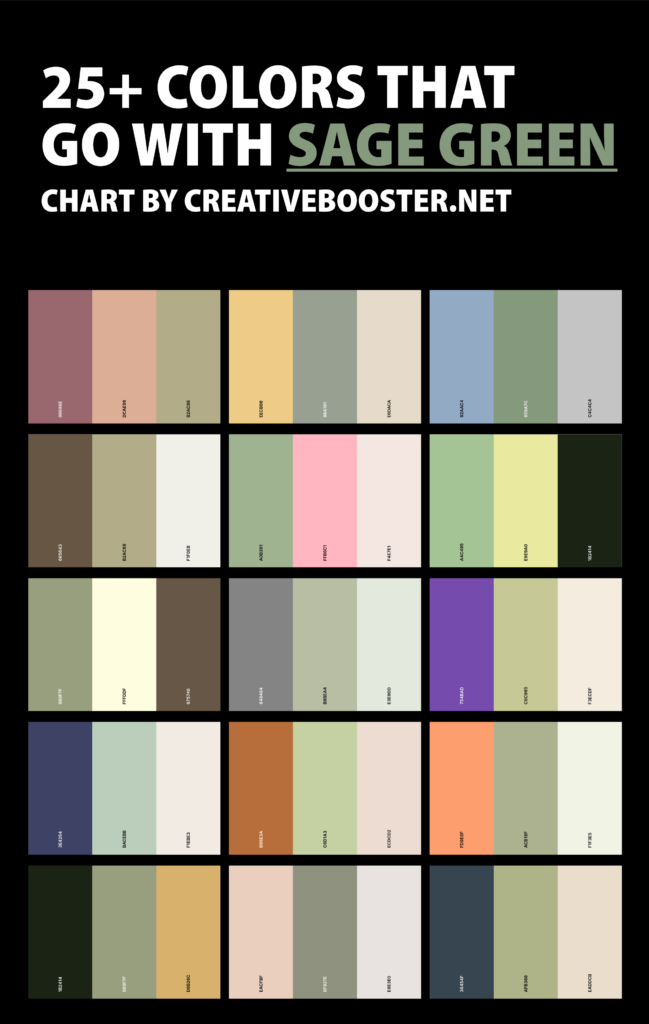 What Color Goes With Sage Green Pants? Ultimate Color Combination Guide 25+ Best Colors That Go With Sage Green (Color Palettes)